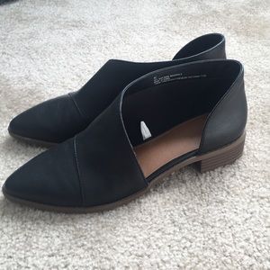 Universal Thread Shoes - Cut out Black Booties Universal Thread Shoes - Cut out Black Booties